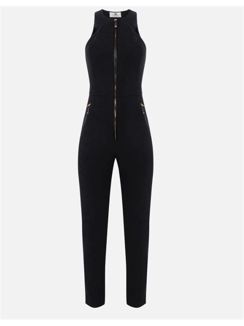 OVERALL WITH ZIP DETAILS ELISABETTA FRANCHI | TU05556E2110 Nero